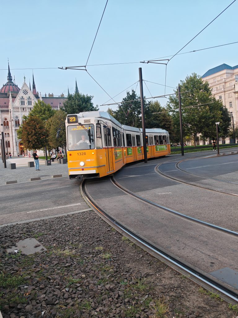 tramway-budapest hongrie